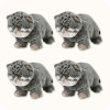 Pallas Cat Plush 4PCS