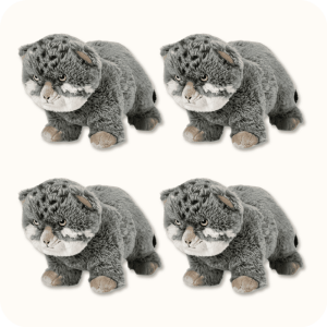 Pallas Cat Plush 4PCS